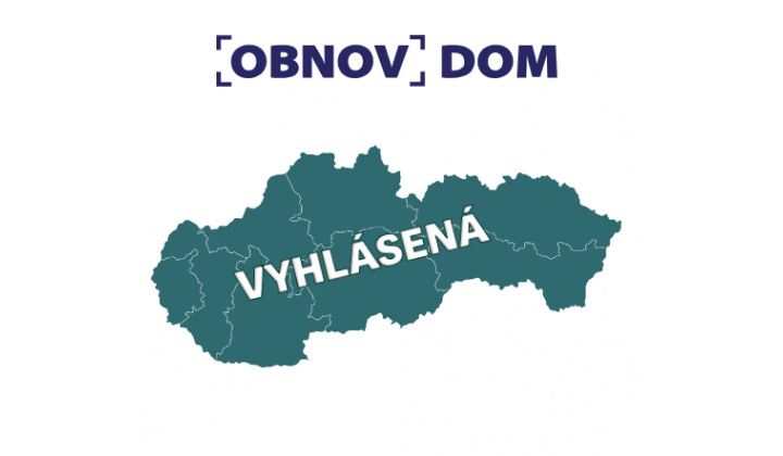 Informácia o vyhlásení výzvy - Obnov dom č. 6