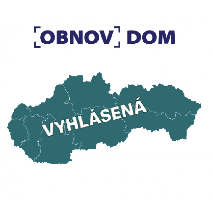 Informácia o vyhlásení výzvy - Obnov dom č. 6